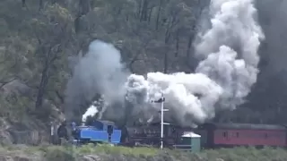 Steam action at the Zig Zag Railway, NSW Blue Mountains.