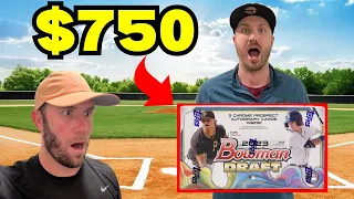 SAGE SPENT $750 ON THIS BOX!!! 2023 BOWMAN DRAFT BASEBALL HOBBY SUPER JUMBO BOX