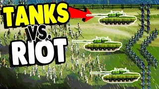 RIOTERS vs. ARMY TANK & MILITARY POLICE | Riot: Civil Unrest Gameplay