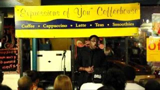 Lance Newman Performing Poetry on Open Mic Tuesdays