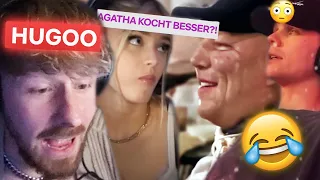 SASCHA sagt AGATHA kann BESSER KOCHEN als ISA 😂😳 Rewi reagiert auf Hungriger Hugo