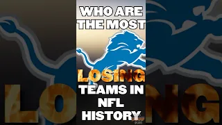 The Most Losing Teams in #nfl History