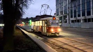 Трамвай Tatra-T3SU №5813 марш. 18, м. Київ / Tram Tatra-T3SU no. 5813 route 18, Kyiv Ukraine
