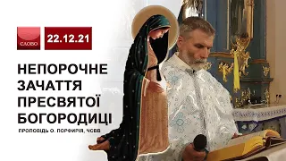 Непорочне зачаття Діви Марії 🙏 о. Порфирій, ЧСВВ 📖