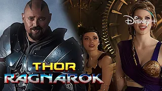 Thor: Ragnarok | Skurge Shows Off His Weapons Scene | Disney+ [2017]