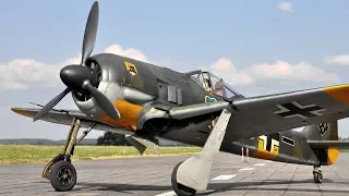 Maiden Flight Of The Best 1/4 Scale Focke Wulf FW-190 A5 On Planet