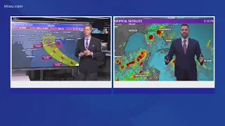 Marco weakens to tropical storm; Laura track shifts east as storm picks up steam