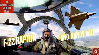 Amazing Aerobatics of F-22 Raptor and BTS at Airshow with Demo Pilot | Randy Ball