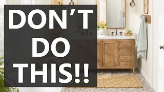 COMMON BATHROOM MISTAKES | BATHROOM DESIGN  HACKS