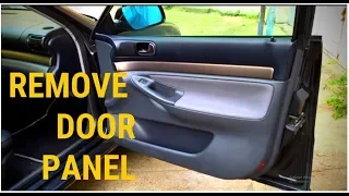 How To Remove Audi A4 B5 Door Panel