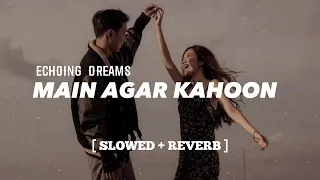 Main agar kahoon [ slowed + reverb ] | Om Shanti Om | Lofi Flip - Echoing Dreams