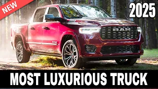 Most Luxurious Pickup Truck of 2025 You Should Buy: All-New Ram 1500 Tungsten