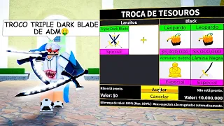 O Que as Pessoas Oferecem Por TRIPLE DARK BLADE PERMANENTE no Blox Fruits