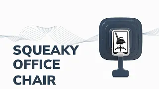 Squeaky office chair sound visualization | Sorama Acoustic Camera