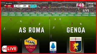 AS ROMA VS GENOA  IN DIRETTA | LIVE | SERIE A 2024 | SIMULAZIONE E PUNTEGGIO IN DIRETTA