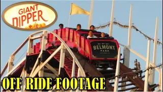 Giant Dipper at Belmont Park Off-Ride Footage (No Copyright)