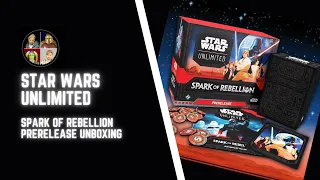 Star Wars Unlimited Trading Card Game (TCG) | Spark of Rebellion Pre-Release Unboxing