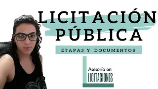 LICITACIÓN PUBLICA / Etapas y Documentos publicados