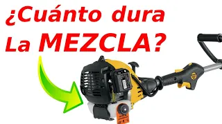 🛢️Cuánto Tiempo dura la mezcla de Gasolina y aceite de 2 Tiempos ( Desbrozadora/ Motoguadaña)