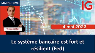 Analyse des marchés 11h 04/05/2023 Vincent BOY #CAC40 #DAX40 #SP500 #DOWJONES #NASDAQ100 #FED #FOMC