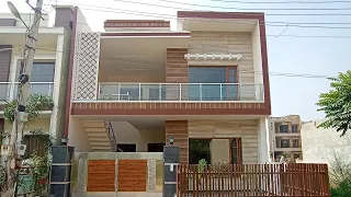 150 gaj double storey 27*50 house for sale luxury interior design in Mohali Sunny enclave sector 125