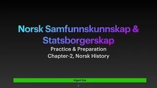 Norsk statsborgerskap  (Norwegian Citizenship) chapter 2