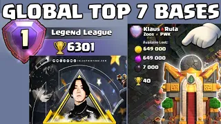 NEW SEASON GLOBAL TOP 7 TH16 LEGEND LEAGUE BASES LINKS | TH16 RING BASE LINK | TH16 WAR BASES LINK!