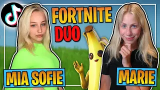 SPILLER FORTNITE MED MIA SOFIE! *SKIDE SJOVT*