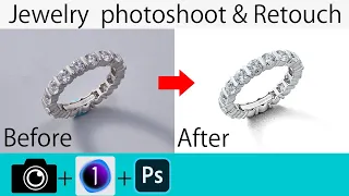 Ring Jewelry photoshoot & retouch | Tutorial movie | リングの撮影からレタッチまで