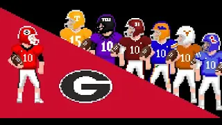 Playing as Georgia in Retro Bowl College