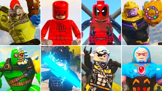 LEGO Marvel Vs. DC Similar Characters (Side by Side Comparison)