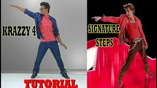 Hrithik Roshan - Krazzy 4 || Signature Steps Tutorial || Nishant Nair