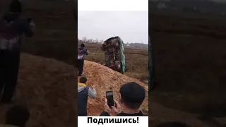 Сальто на УАЗике Буханка.