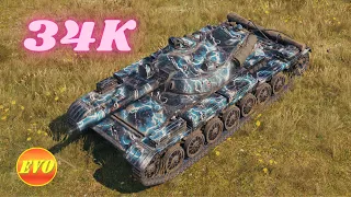 34K Spot Damage with T-100 LT  18K & Panhard EBR 105 - 16K  World of Tanks