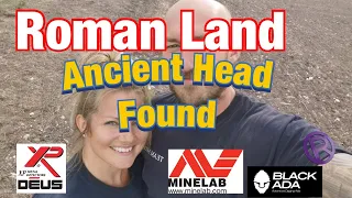 Roman Land Amazing Head Found Metal Detecting Minelab Nox 800 & Xp Deus Roman Medieval Settlement ?