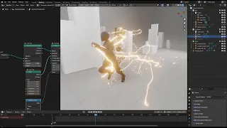 Blender 4.1 Flash Lightning Simulation!