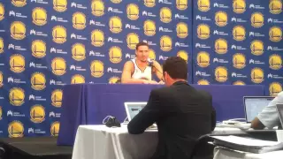 Klay(3)Klay on sacrificing: “You don’t sacrifice when you acquire a player like Kevin Durant”
