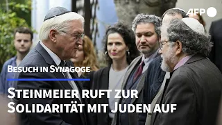 Bundespräsident Steinmeier ruft zur Solidarität mit Juden auf | AFP