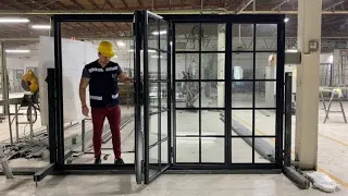 Bifold Glass Patio Door | Home Renovation | Steel Glass Folding Door | Irvine California