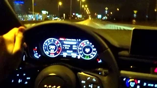 2016 AUDI A4 B9 Quattro 2.0 TFSI Night Driving Test Drive Sound Deadening Insulation Jazda PL
