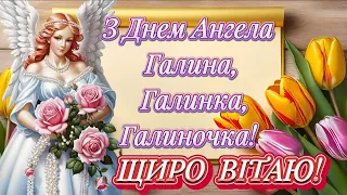 З Днем Ангела Галина! Щирі вітання з Іменинами Галя! Вітаю з Днем Ангела Галочка! Щастя та Успіхів!