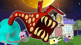 ペッパピッグ Giant zombies attack Peppa Pig's Hospital ?? Peppa Pig Funny Animation