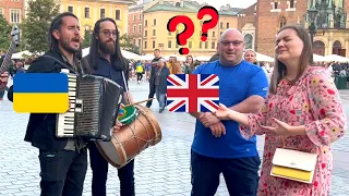 Strangers from different countries guess where are these famous Ukrainian traditional songs from