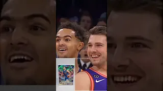 LUKA DONCIC And TRAE YOUNG DRILLING 3's From The Halfway line🔥🔥 #nba #shorts  #lukadoncic #traeyoung