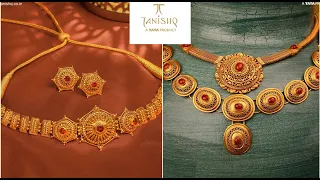 Tanishq Latest Gold jewellery designs with price and product code. Tanishq utsav #tanishqjewellery