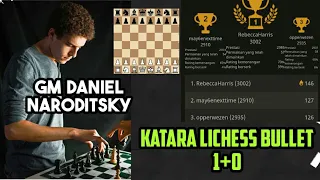 REBECCAHARRIS ( GM Daniel naroditsky ) [ katara qualifier ] | lichess bullet 1+0  #rebeccaharris