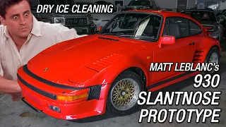 Dry Ice Cleaning Matt LeBlanc's Porsche 930 Turbo Slantnose