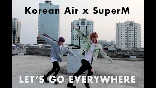 Korean Air x SuperM 'Let's Go Everywhere' Cover Dance Challenge