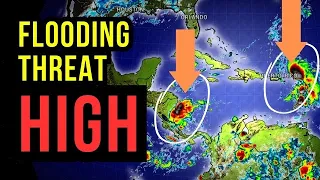 New Caribbean Spin-Up & Tammy Brings Flooding...