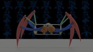 Spider Walking Machine 3D Model